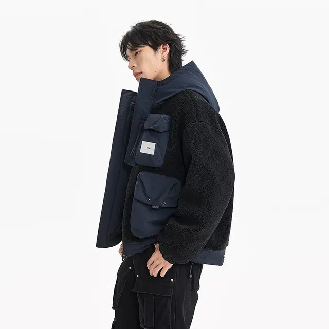 【dme】 日系工装百搭休闲长袖羽绒服 男女同款