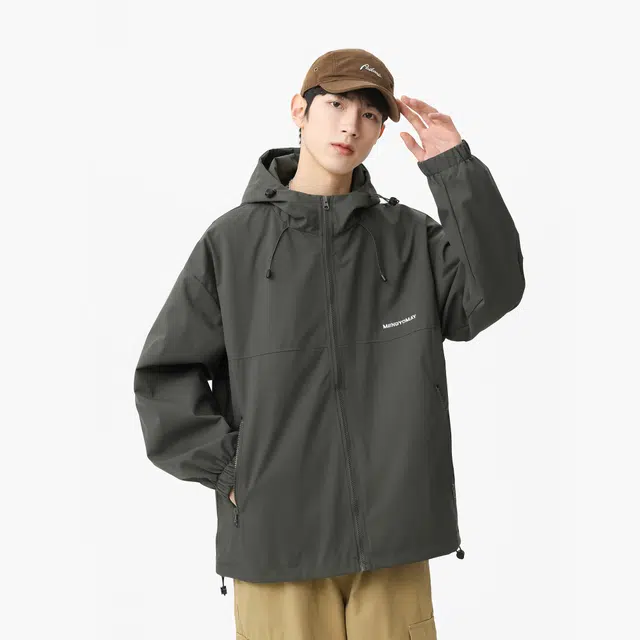 【dme】  宽松休闲美式山系户外登山运动透气  防水防风防寒冲锋衣 男女同款