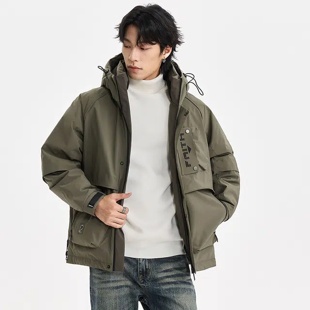 【dme】 户外山系机能工装保暖羽绒服 男女同款