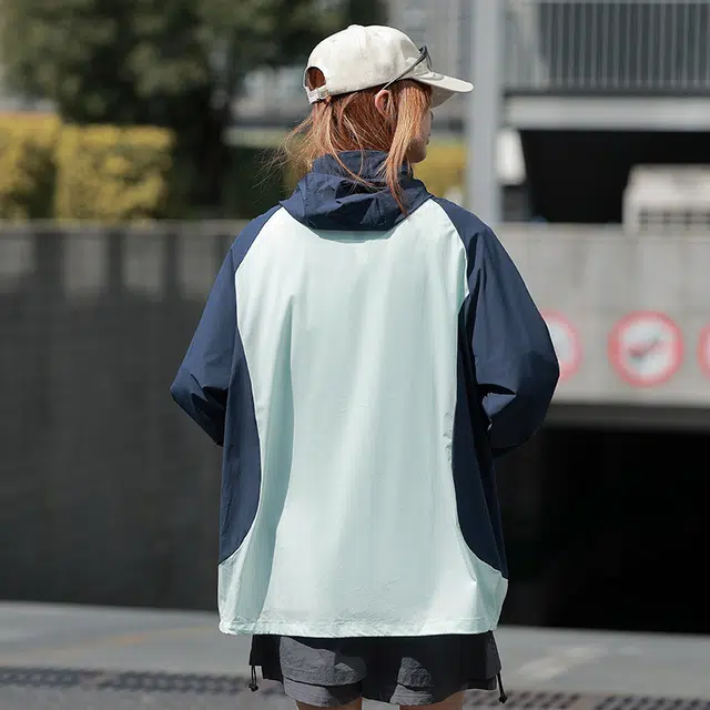 【dme】 轻薄舒适凉感户外休闲运动日常通勤百搭连帽透气防晒服 男女同款