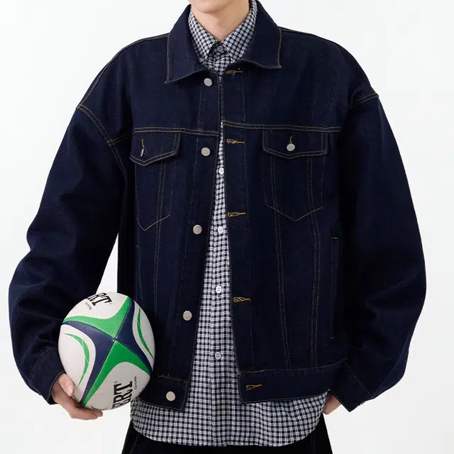【dme】 潮牌痞帅翻领高级感夹克美式复古水洗做旧百搭舒适休闲牛仔外套 男女同款