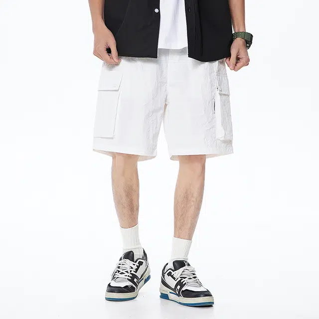 【dme】 美式机能宽松百搭舒适山系户外速干透气梭织五分工装休闲短裤 男女同款