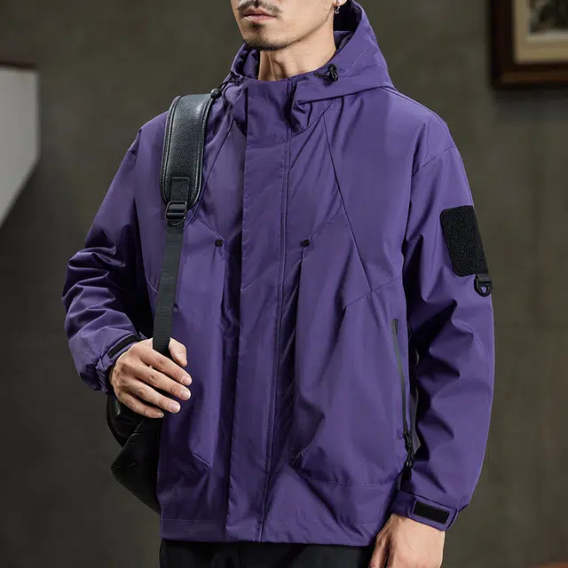 【dme】  美式潮流宽松休闲户外连帽百搭登山服  防水防风速干防寒冲锋衣 男女同款
