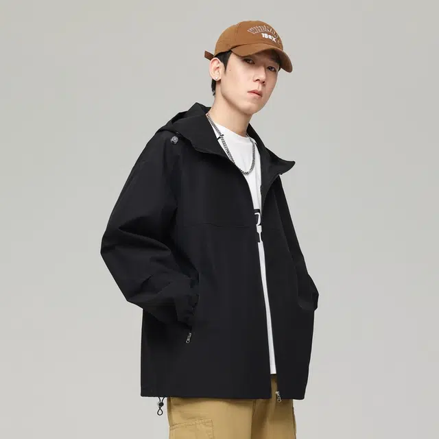 【dme】 潮牌山系连帽工装宽松夹克外套 男女同款
