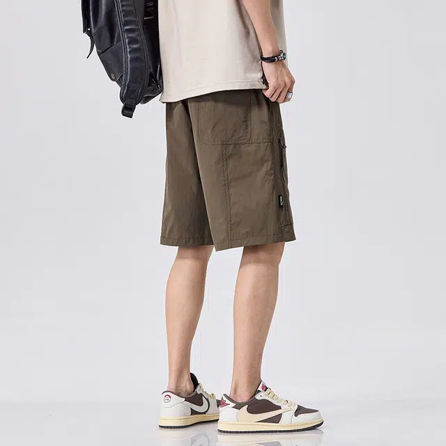 【dme】 美式宽松百搭舒适运动五分休闲短裤 男女同款