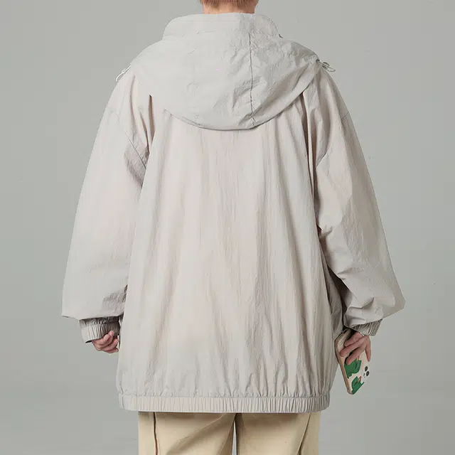 【dme】 休闲户外轻薄百搭舒适宽松连帽长袖防晒服 男女同款