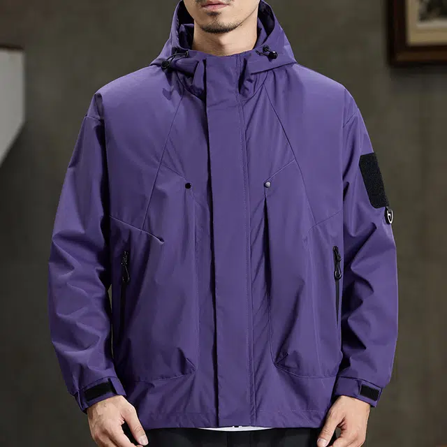 【dme】  美式潮流宽松休闲户外连帽百搭登山服  防水防风速干防寒冲锋衣 男女同款
