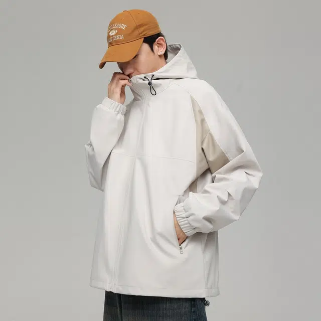 【dme】 潮牌山系连帽工装宽松夹克外套 男女同款