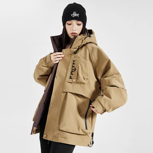 【dme】 户外山系机能工装保暖羽绒服 男女同款
