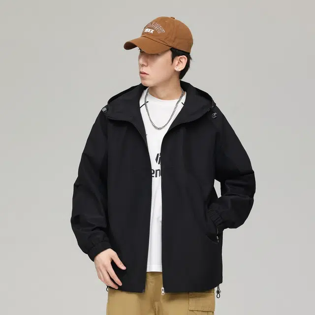【dme】 潮牌山系连帽工装宽松夹克外套 男女同款