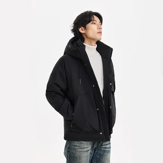 【dme】 户外机能防风防水工装连帽保暖羽绒服 男女同款