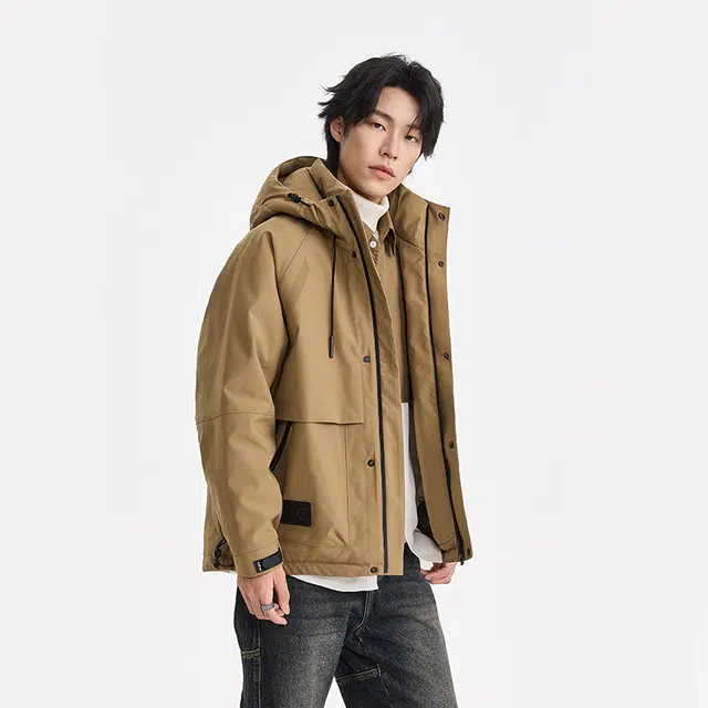 【dme】 美式户外工装连帽保暖防风防水羽绒服 男女同款