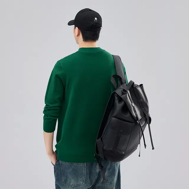 【dme】 纯色中领百搭基础款保暖毛衣 男女同款