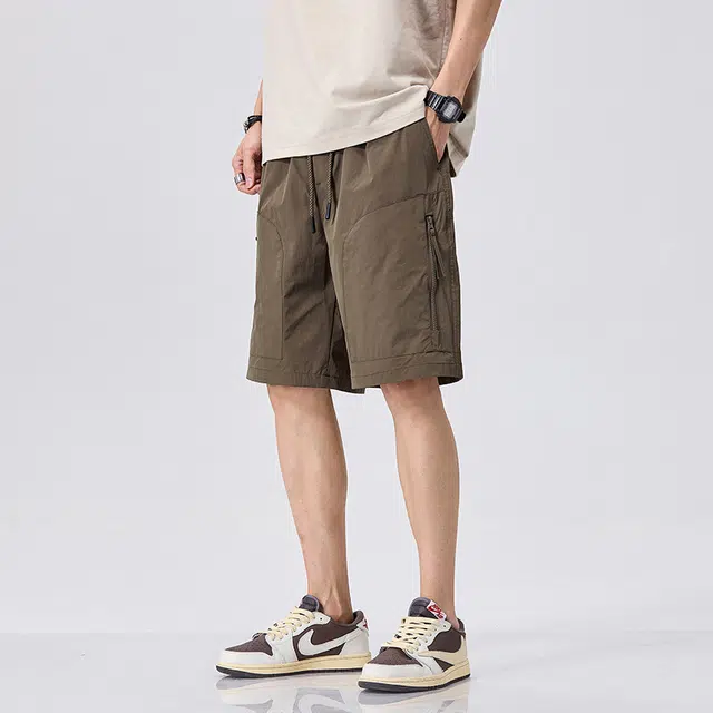 【dme】 美式宽松百搭舒适运动五分休闲短裤 男女同款