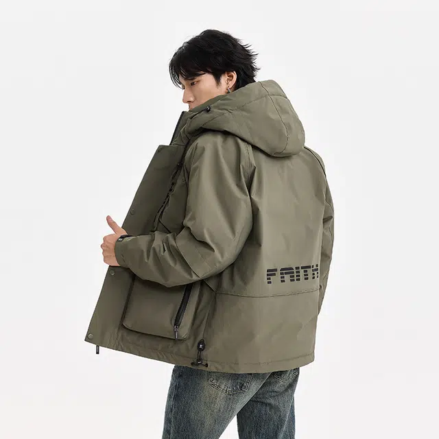 【dme】 户外山系机能工装保暖羽绒服 男女同款