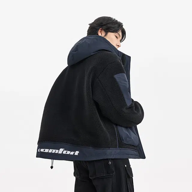 【dme】 日系工装百搭休闲长袖羽绒服 男女同款