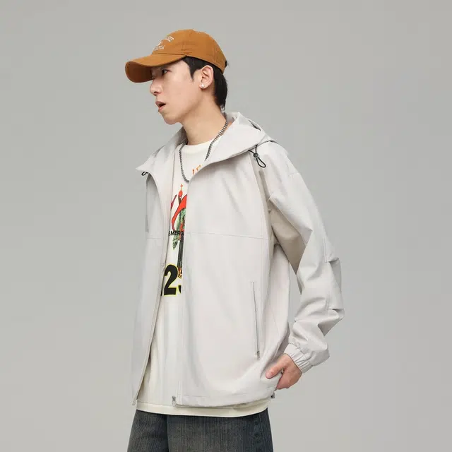 【dme】 潮牌山系连帽工装宽松夹克外套 男女同款