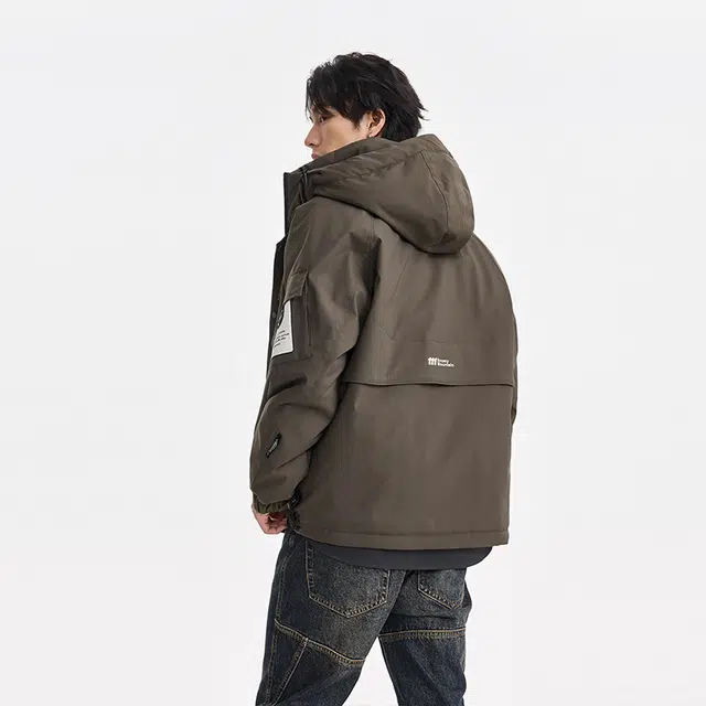【dme】 户外机能防风防水工装连帽保暖羽绒服 男女同款