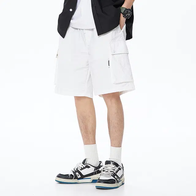 【dme】 美式机能宽松百搭舒适山系户外速干透气梭织五分工装休闲短裤 男女同款