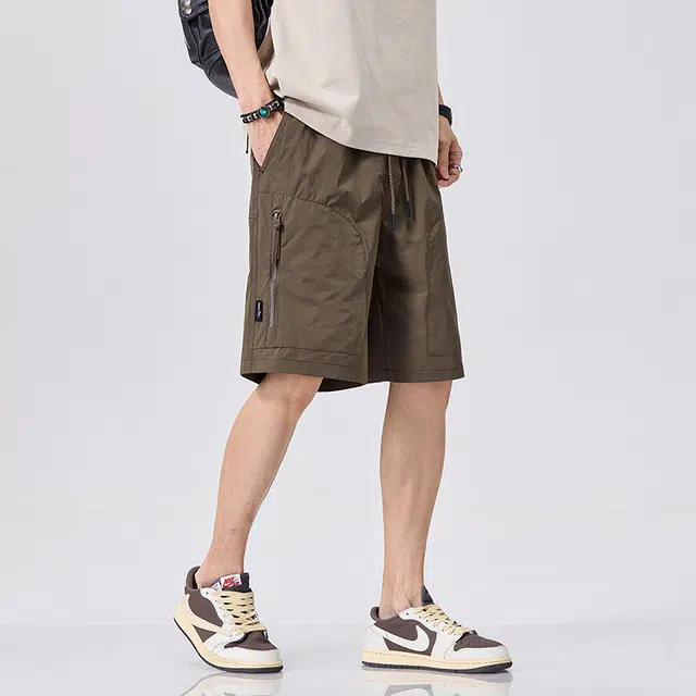【dme】 美式宽松百搭舒适运动五分休闲短裤 男女同款