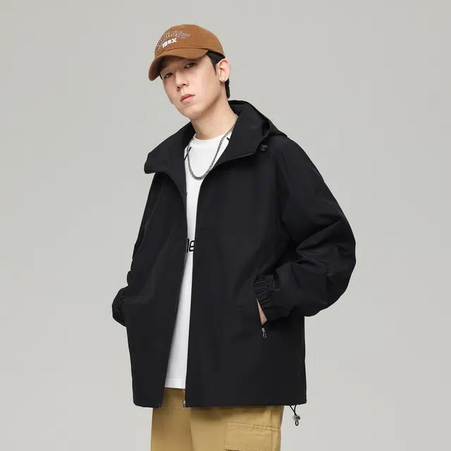 【dme】 潮牌山系连帽工装宽松夹克外套 男女同款