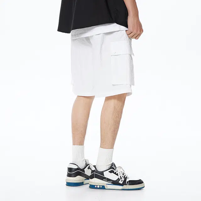 【dme】 美式机能宽松百搭舒适山系户外速干透气梭织五分工装休闲短裤 男女同款