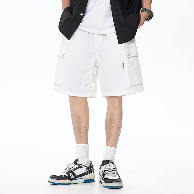 【dme】 美式机能宽松百搭舒适山系户外速干透气梭织五分工装休闲短裤 男女同款