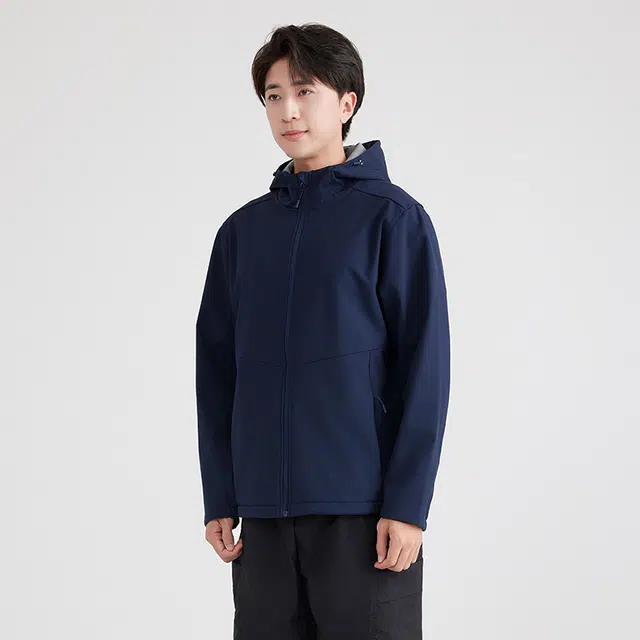 【dme】  美式复古时尚纯色连帽三防山系户外  防水防风冲锋衣 男女同款
