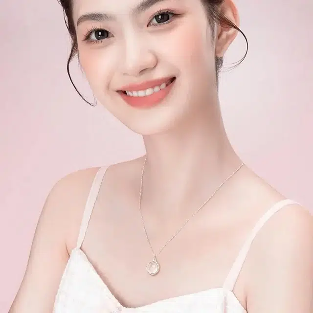 周纪福 连荔枝 白月光茘枝冻吊坠 精致浪漫简约锁骨链 小众轻奢百搭 礼盒#好运 玉髓 项链 女款