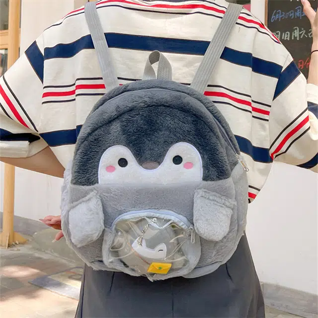 八音象 小企鹅痛包 卡通可爱 玩偶周边