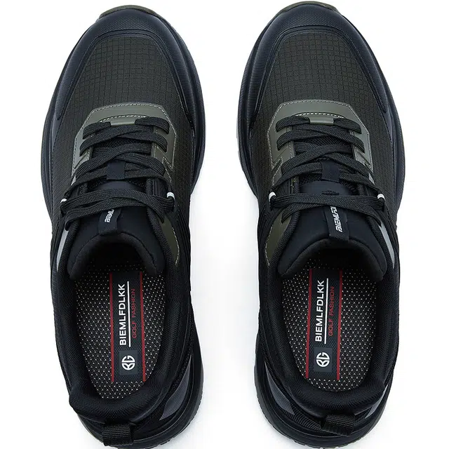 比音勒芬 时尚百搭 低帮 生活休闲鞋 男款 黑色