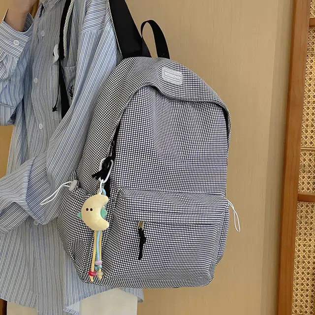 雅鹿 高颜值校园休闲旅行高中初中生 尼龙 双肩包 女款 多色