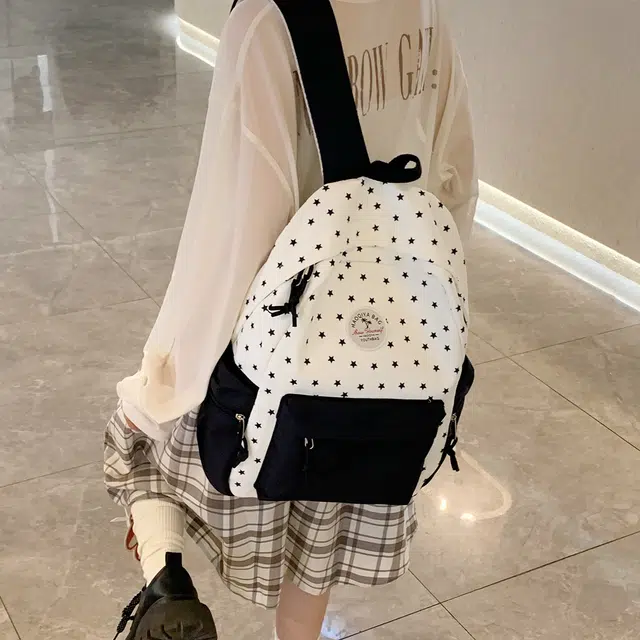 雅鹿 时尚韩系高颜值百搭 尼龙布 双肩包 女款 多色