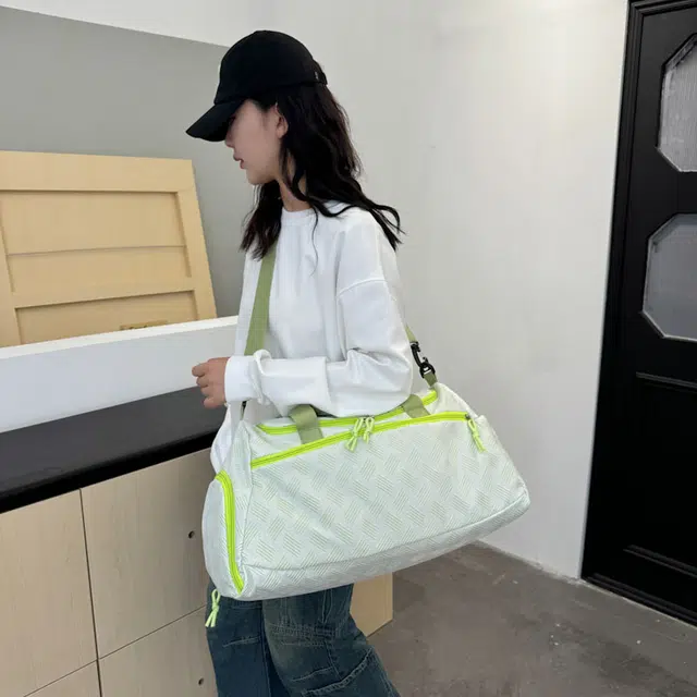 雅鹿 可套拉杆大容量运动健身瑜伽轻便收纳袋住宿 尼龙 单肩包旅行包手提包 男女同款情侣款 多色