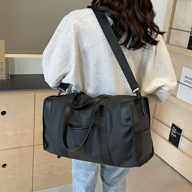 雅鹿 运动防水干湿分离健身包男背包轻便手提行李袋 尼龙 单肩包旅行包 黑色/白色/卡其色/蓝色