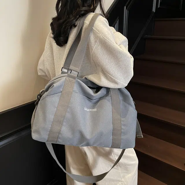 雅鹿 轻便短途旅游运动健身收纳行李袋 尼龙 旅行包 男女同款情侣款 多色