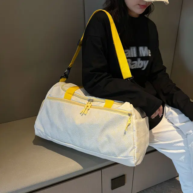雅鹿 可套拉杆大容量运动健身瑜伽轻便收纳袋住宿 尼龙 单肩包旅行包手提包 男女同款情侣款 多色