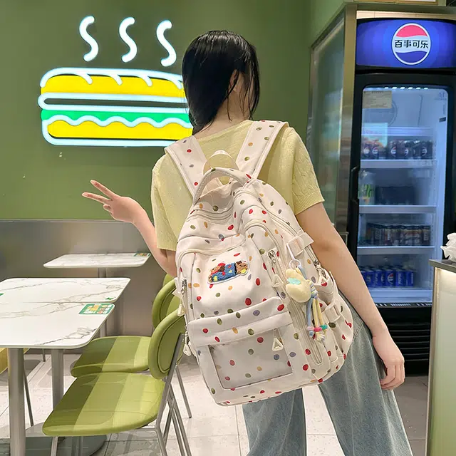 雅鹿 小众设计感书包高颜值 尼龙 双肩包 女款 多色