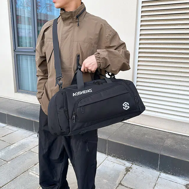 雅鹿 多功能运动健身旅游包 尼龙 旅行包 男女同款情侣款 多色