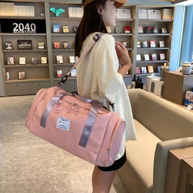 雅鹿 双肩背包可扩容可套拉杆箱轻便时尚旅游背包高档待产包 牛津布 单肩旅行包 男女同款情侣款 多色