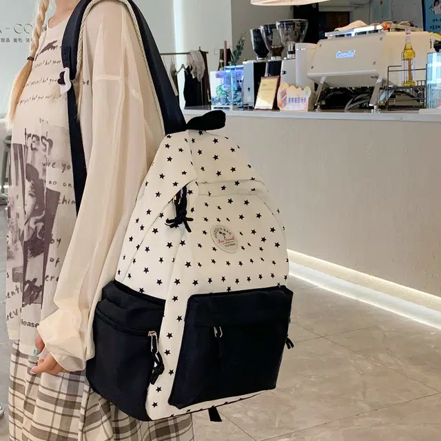 雅鹿 时尚韩系高颜值百搭 尼龙布 双肩包 女款 多色