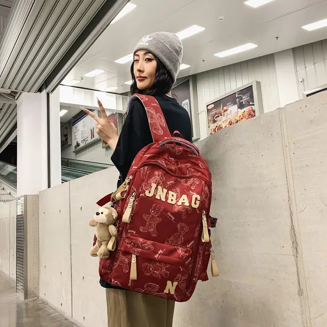 雅鹿 减负大容量旅行 尼龙 双肩包 男女同款情侣款 多色