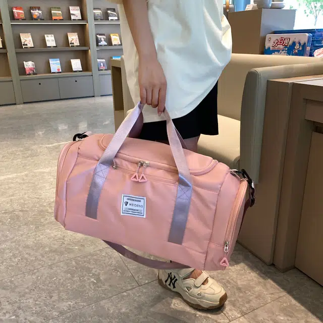 雅鹿 双肩背包可扩容可套拉杆箱轻便时尚旅游背包高档待产包 牛津布 单肩旅行包 男女同款情侣款 多色