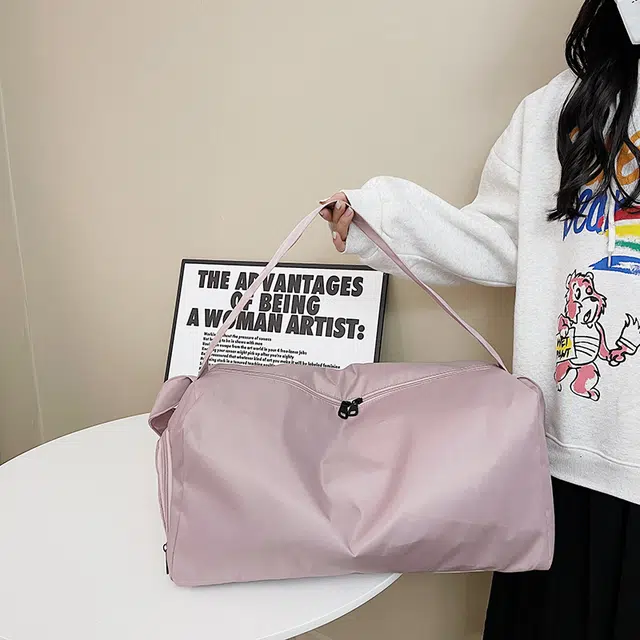 雅鹿 大容量健身旅游户外运动行李轻便 尼龙 单肩包 常规 男女同款情侣款 多色