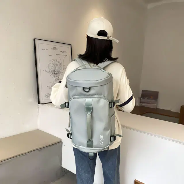 雅鹿 短途单肩手提简约百搭健身包干湿分离户外包 尼龙 旅行包 男女同款情侣款 多色