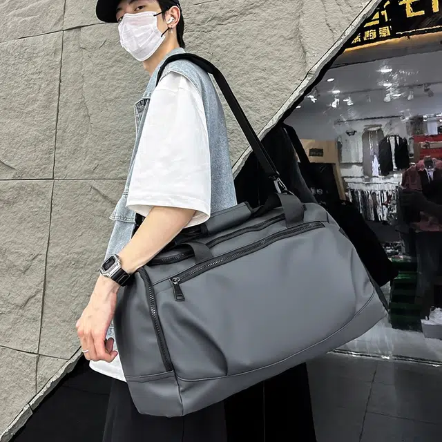 雅鹿 运动健身行李袋短途旅行 尼龙 单肩斜挎手提包 男女同款情侣款 多色