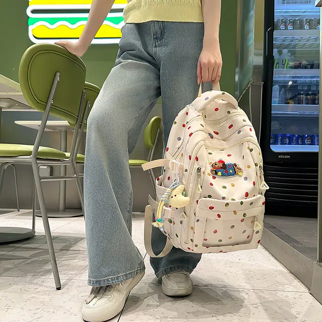 雅鹿 小众设计感书包高颜值 尼龙 双肩包 女款 多色