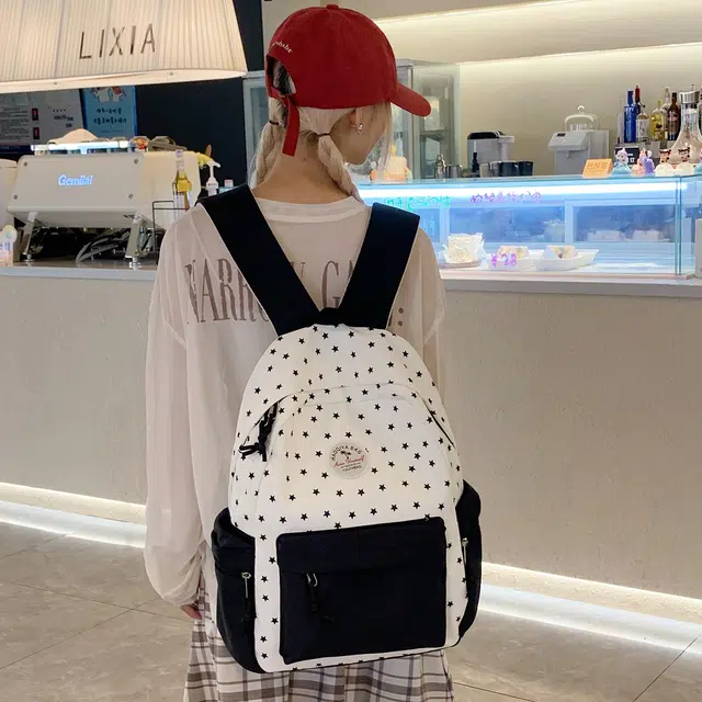雅鹿 时尚韩系高颜值百搭 尼龙布 双肩包 女款 多色