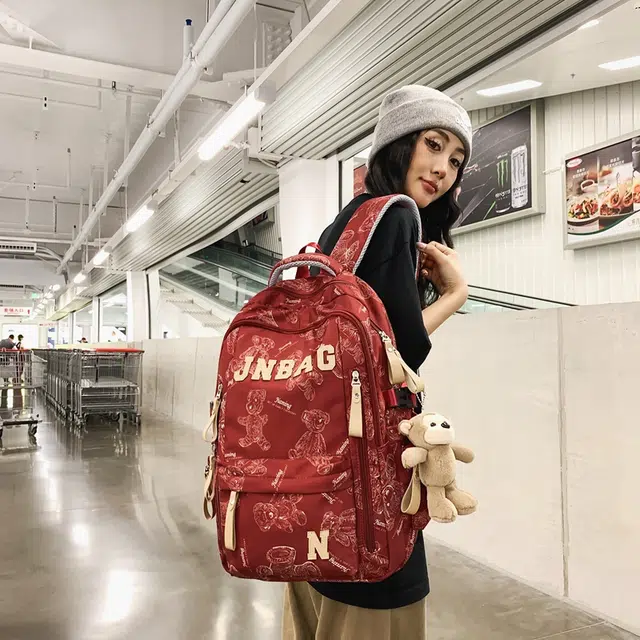 雅鹿 减负大容量旅行 尼龙 双肩包 男女同款情侣款 多色