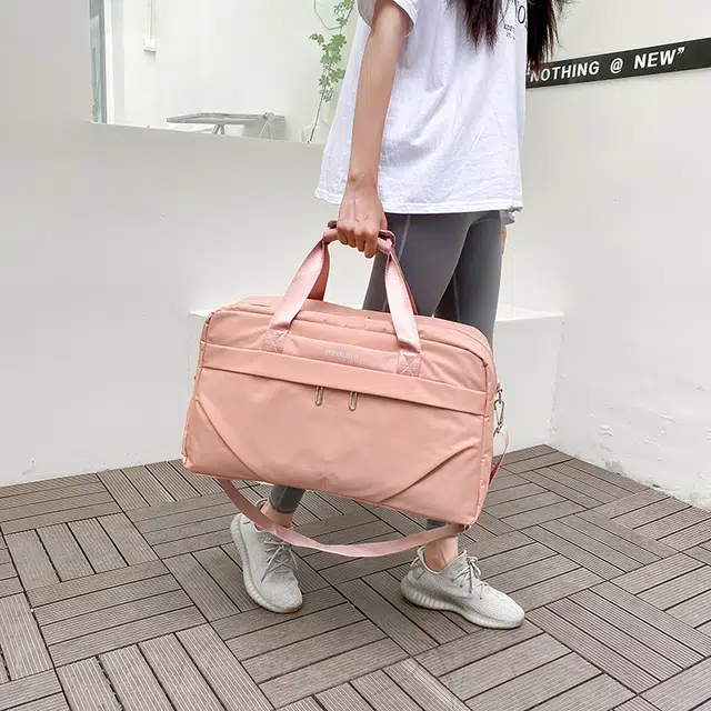 雅鹿 时尚短途出差纯色 尼龙 旅行包 男女同款情侣款 多色